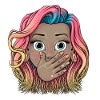 Reva Prisma visage surpris