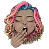 Reva Prisma yawning face