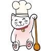 Cat Cuisinier Cuisinier Cuisinier Hôte