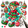 Christmas Elf Christmas Motif Elf