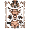 Beautiful Women Steampunk Lover