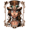 Beautiful Women Steampunk Lover