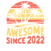 Awesome since 2022 birthday