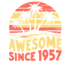 Awesome Since 1957 Birthday