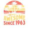 Awesome Since 1963 Birthday