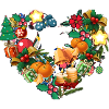 Herz,Weihnachten,Adventsherz,Blumenherz