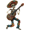 Mexican Skeleton Guitar