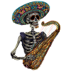 Harp Mexican Skeleton