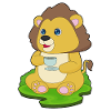 Lion Cup of Coffee