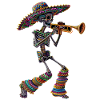Mexican Trumpet Skeleton