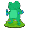 Culturiste Grenouille Haltères Culturisme