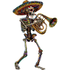 Tuba Mexican Skeleton