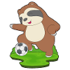 Sloth Soccer Player Soccer