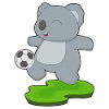 Koala Soccer Player Soccer