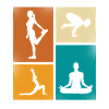 Yoga, Silhouettes, Collage, Détente et