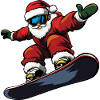 Noël du snowboarder