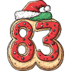 83 Number Christmas Cookie