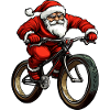 Christmas Biker