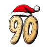 90 Number Christmas Cookie