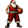 Santa Claus Basketball