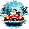 Chauffeurs Noël / Père Noël Chauffeurs