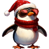 Pingouins Noël / Santa Penguin