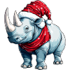 Rhinos Christmas