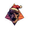 Mastiff Chien Noël Cool
