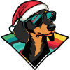 Dachshund Dog Christmas Cool Dachshund