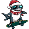 Shark Christmas Funny