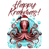 Happy Krakmas! (Christmas Octopus)