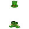Happy St. Patrick's Day Kleeblätter