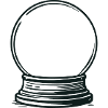 Snow globe empty
