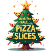 Festive Pizza Tree