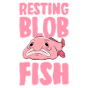 Drôle de poisson Blobfish mignon
