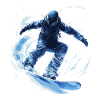 Snowboarder Snow Waves Slope