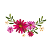 Hyena With Flowers