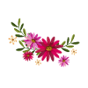 Manatee With Flowers