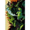 Green Psychedelic Face
