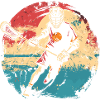 Lacrosse player 80s
