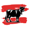 Austria Flag Cow