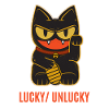 Lucky unlucky cat