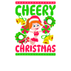 Christmas Cheerleader Cheery Christmas