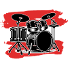 Austria Flag Drums