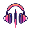 Headphones, Music Fan, Logo Headphones