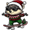Hedgehog Christmas Funny