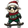 Sheep Christmas Funny