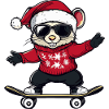 Mouse Christmas Funny