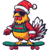 Rooster Christmas Funny