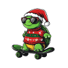Turtle Christmas Funny